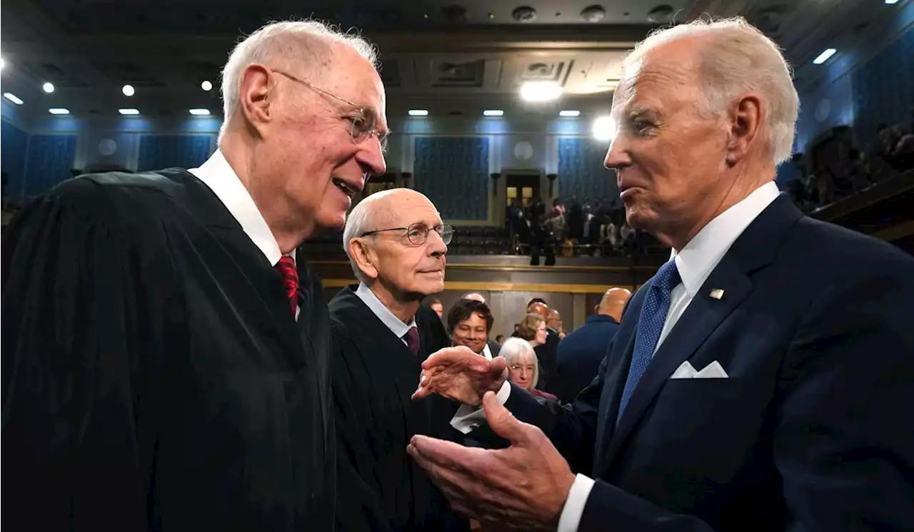 Retired Justices Breyer, Kennedy attend Biden’s State of the Union