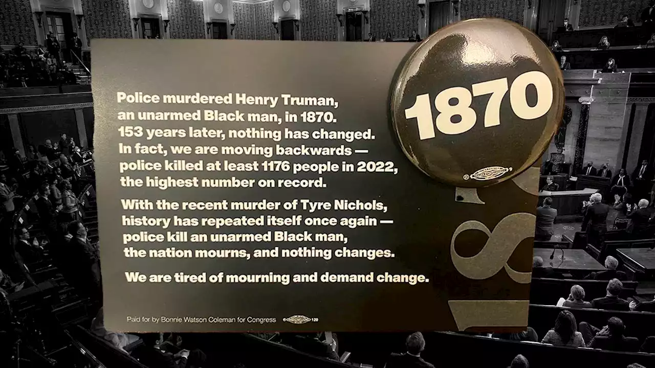 Black '1870' pins to be worn by Congress members for State of the Union have deep significance