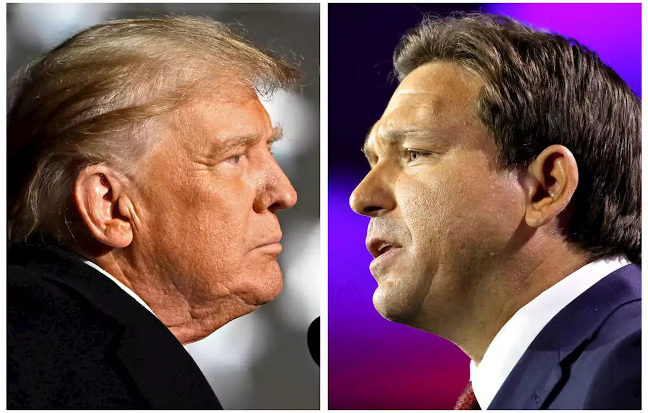 Trump amplifies posts claiming DeSantis was 'grooming high school girls'