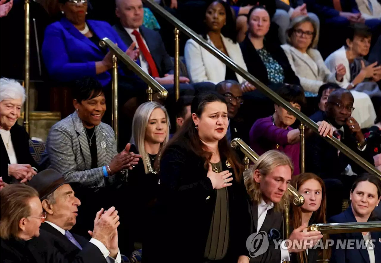 공화 의원 '야유'에 바이든 '확인해봐라'…올해도 北언급 안해 | 연합뉴스