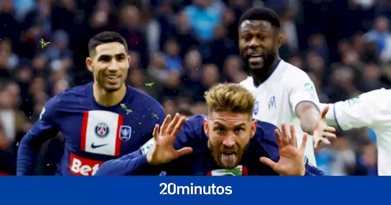 Un gol de Sergio Ramos no pudo evitar la debacle del PSG: cayó eliminado de la Copa de Francia ante el Olympique de Marsella