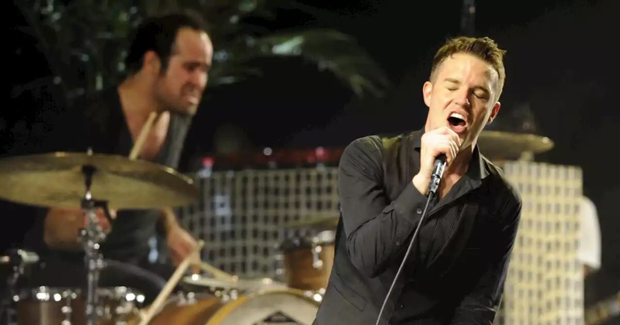 The Killers performing FanDuel Party at Tempe Beach Park Super Bowl week