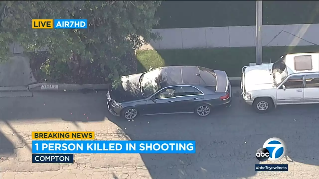 Man found dead in car riddled with bullet holes after shooting near elementary school in Compton