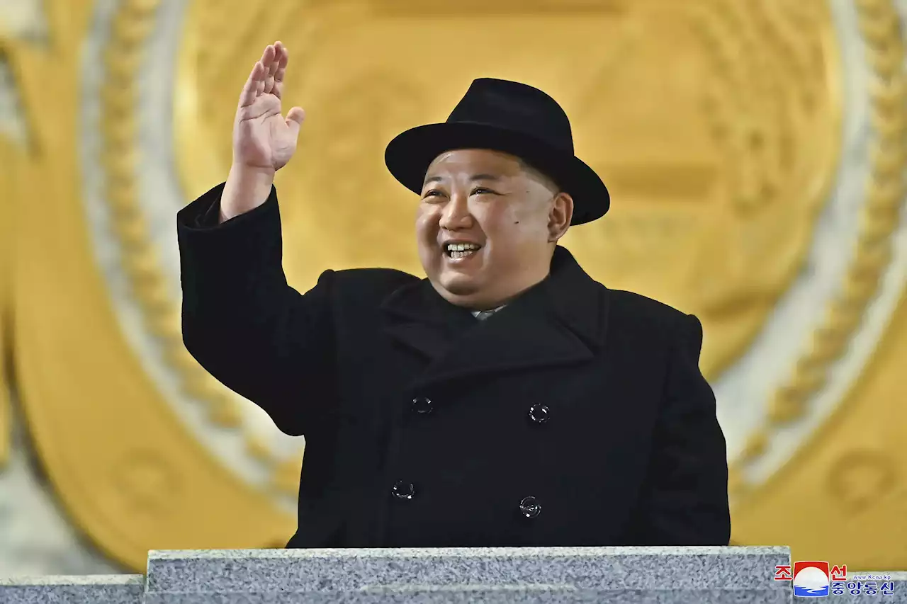 North Korea's Kim Jong Un presides over big military parade