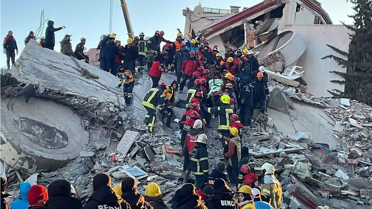 Rescuers comb rubble in Turkey and Syria as quake death toll tops 15,000