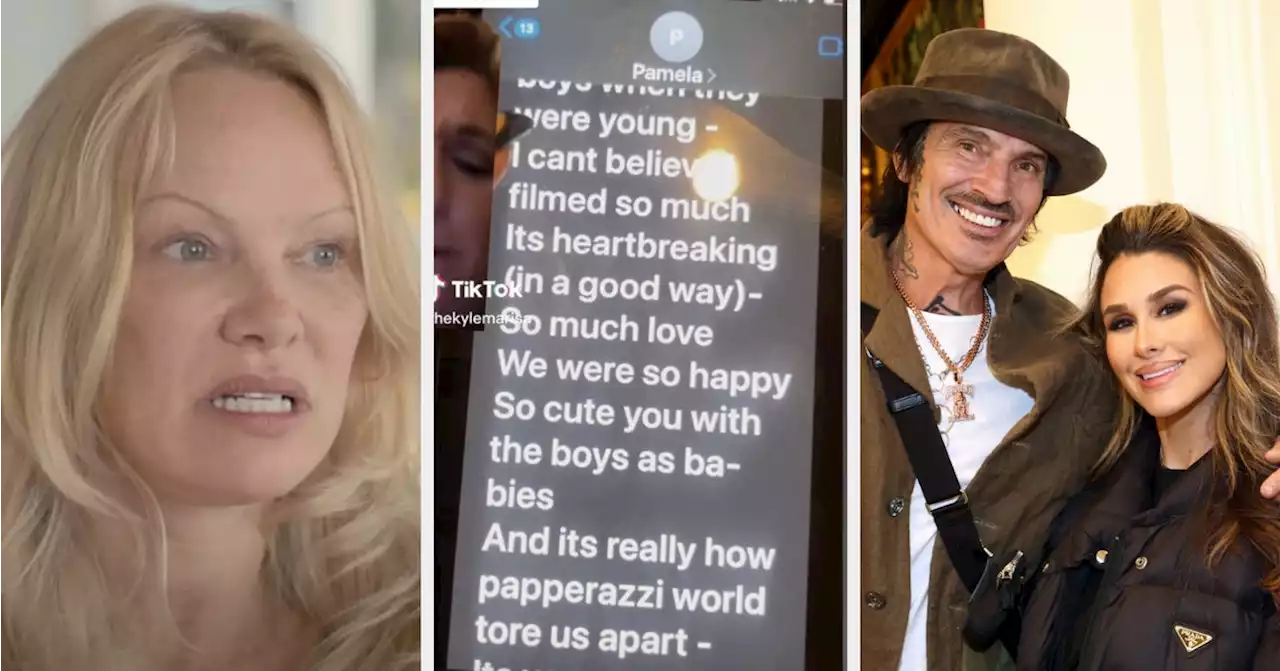 Pamela Anderson Told Married Tommy Lee That He Is Her “One True Love” In Leaked Private Text Messages