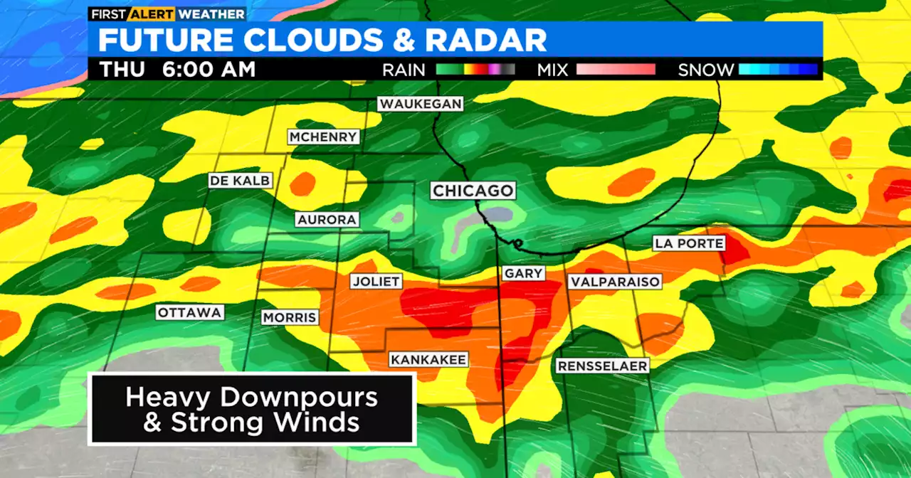 Chicago First Alert Weather: Heavy rain