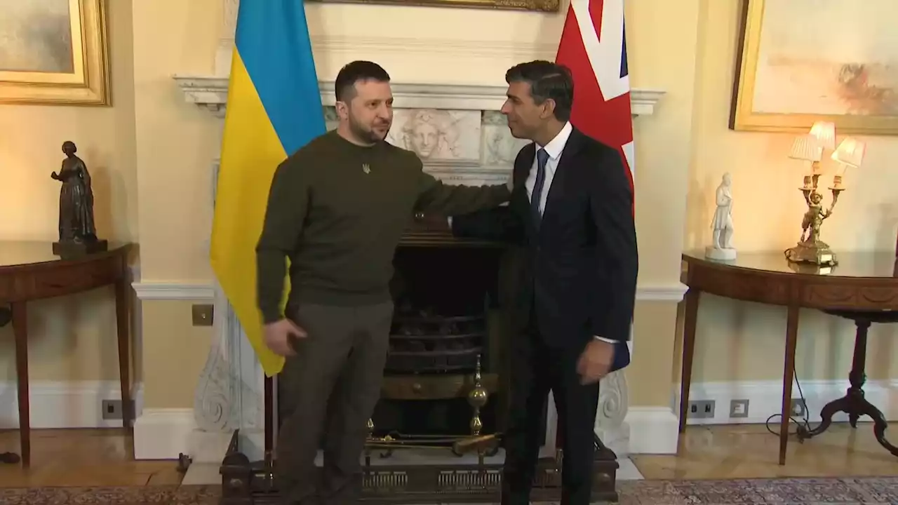 Zelenskyy asks UK for fighter jets to help defeat Russia