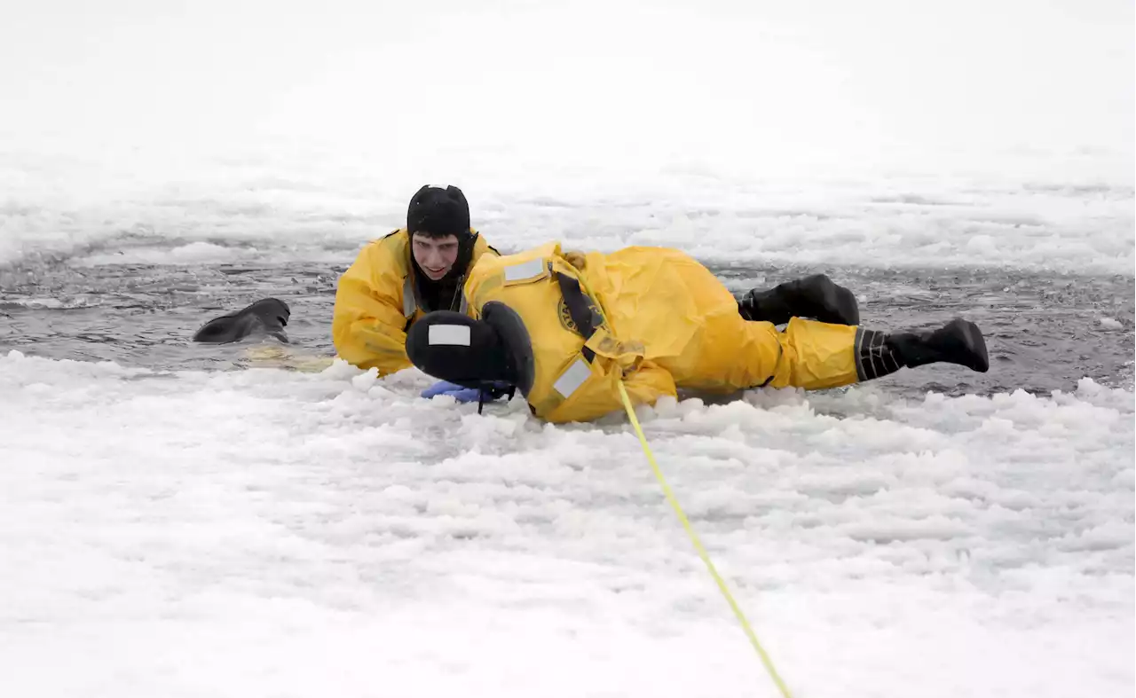 'The best thing is to distribute your weight:' What to do if you fall through ice