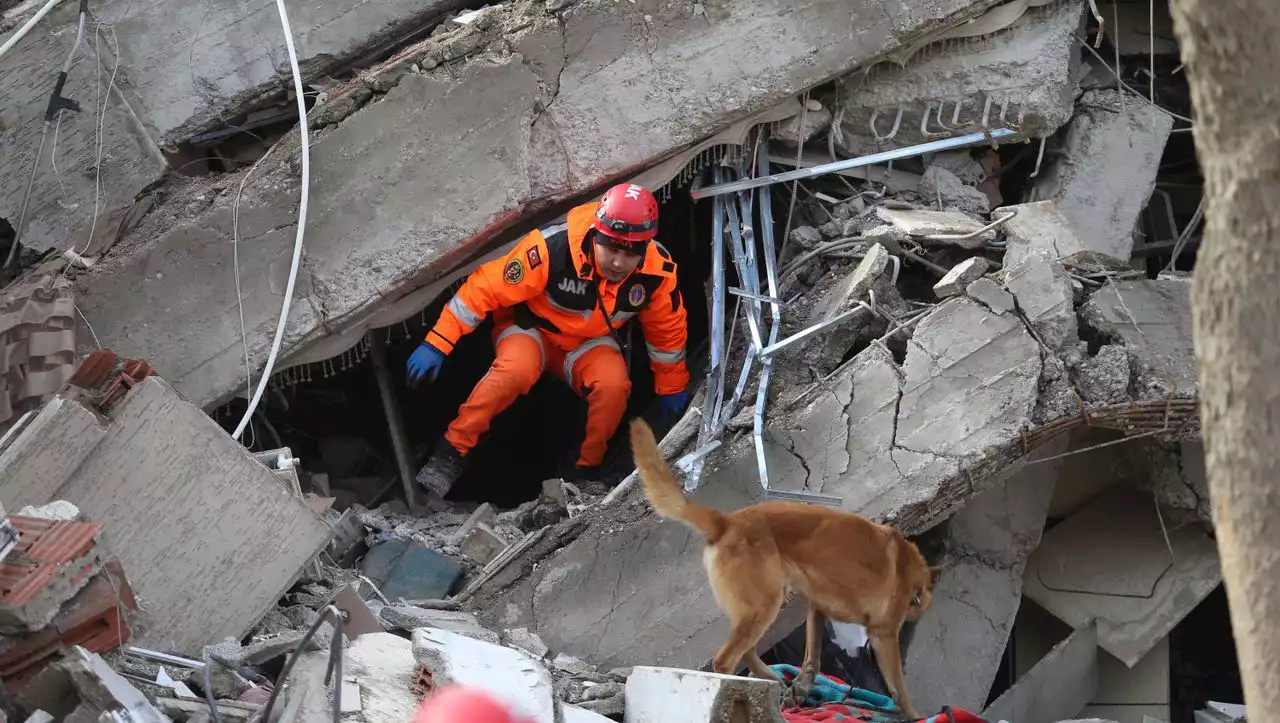 Erdbeben in der Türkei und Syrien: Fotos zeigen die Arbeit der Helfer im Krisengebiet