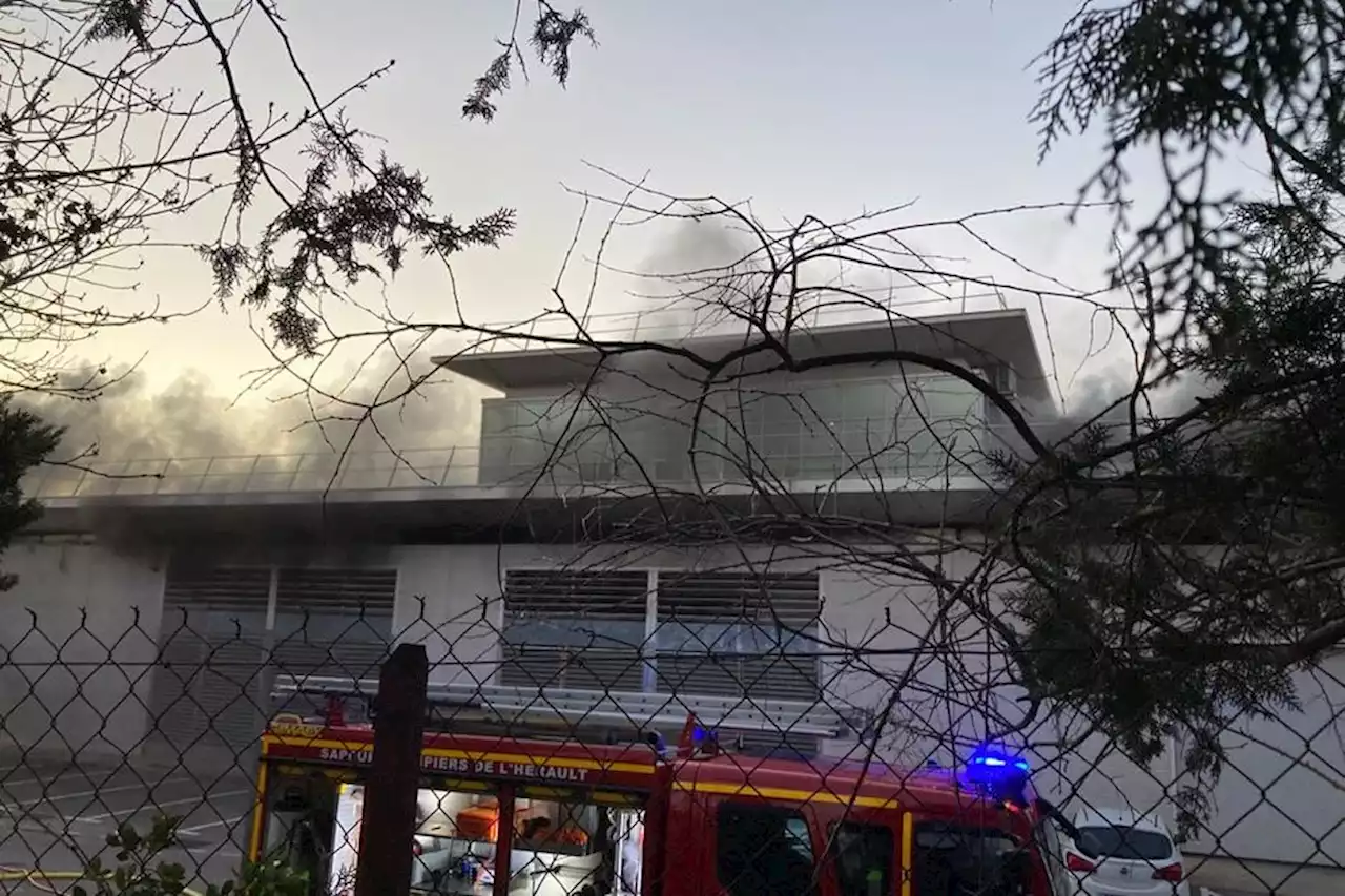 Important Incendie dans une entreprise pharmaceutique à Montpellier