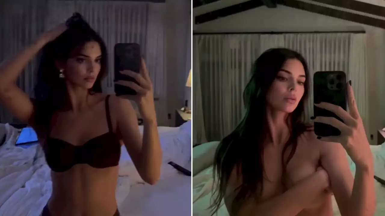 Kendall Jenner posts racy topless video, deemed 'perfect' by sisters