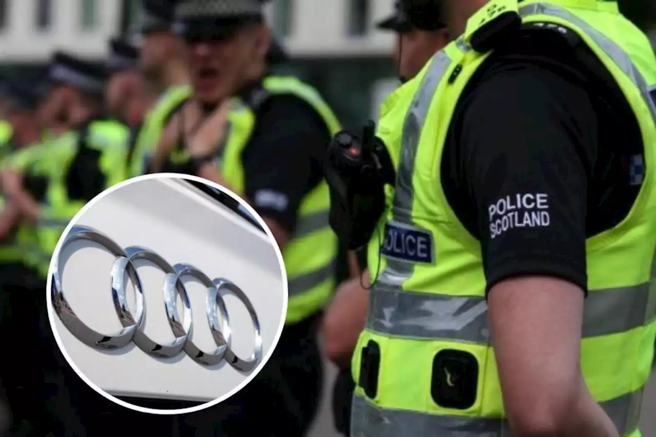 Plush Audi targeted in deliberate fire on street near Glasgow Fort