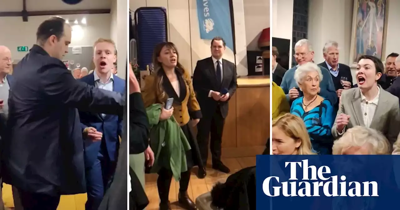 Activists infiltrate Tory event to protest over missing asylum-seeking children