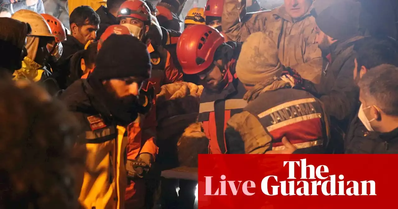 Turkey-Syria earthquake updates: death toll nears 16,000 as 72-hour ‘rescue window’ passes - live news