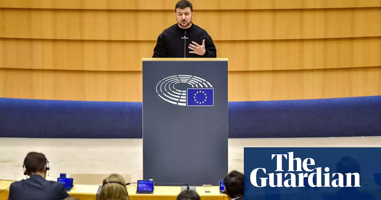 Zelenskiy pushes for swift EU membership in first trip to Brussels since invasion