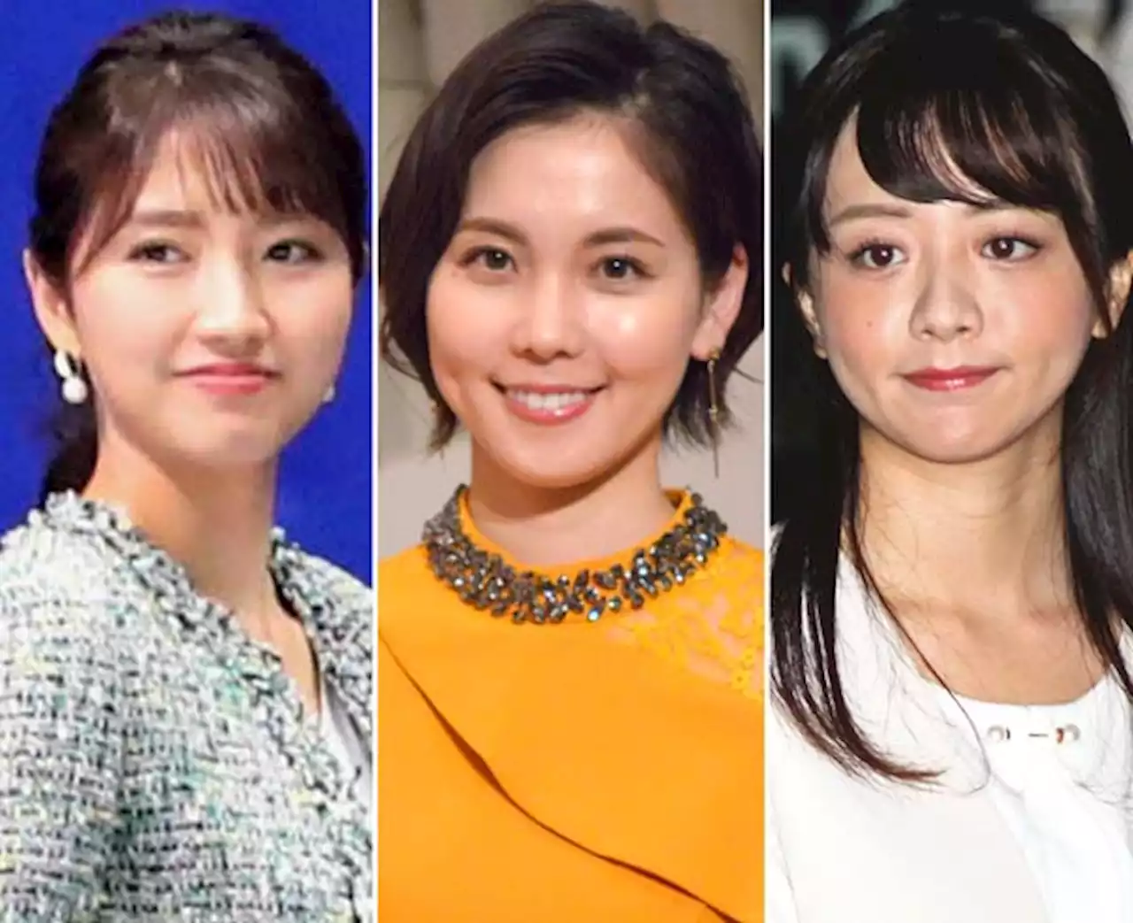 今春“辞めアナ”三田友梨佳、ヒロド歩美、森香澄「三者三様」の未来予想図 - トピックス｜Infoseekニュース