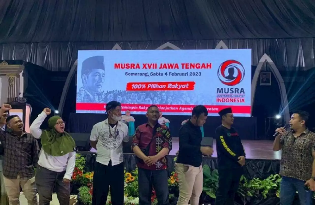 Ganjar Pranowo, Moeldoko, dan Mahfud MD Cawapres Teratas di Musra Jateng