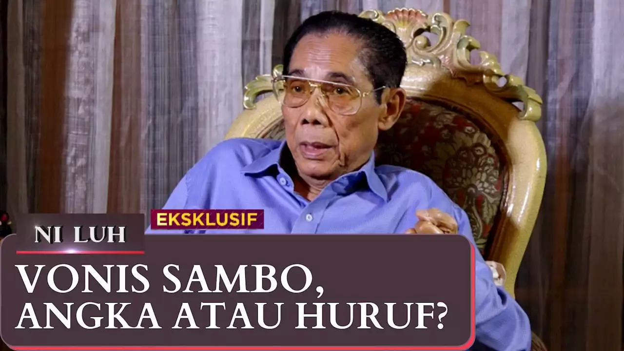 Vonis Sambo Angka atau Huruf? | NI LUH