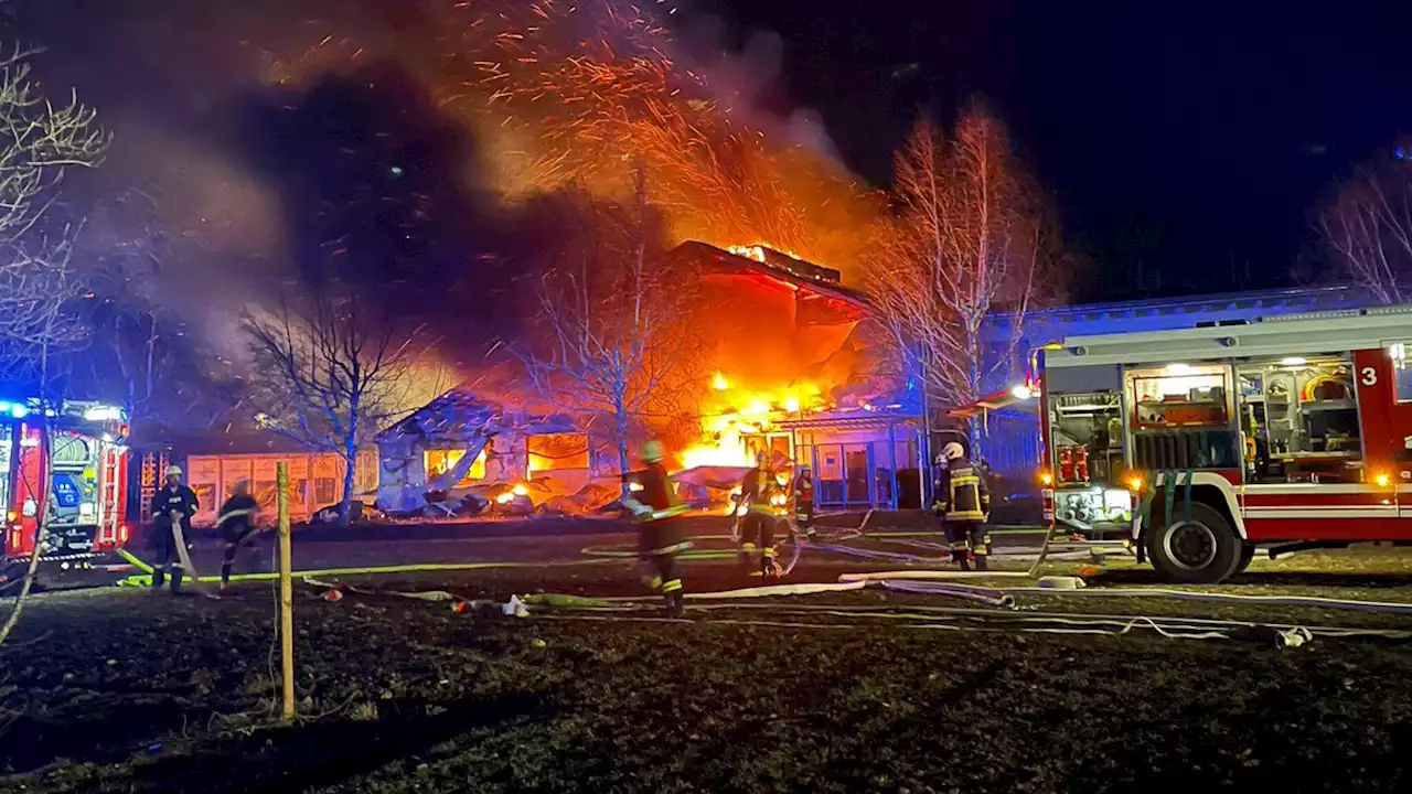 Kampf gegen Großbrand in Niederösterreich