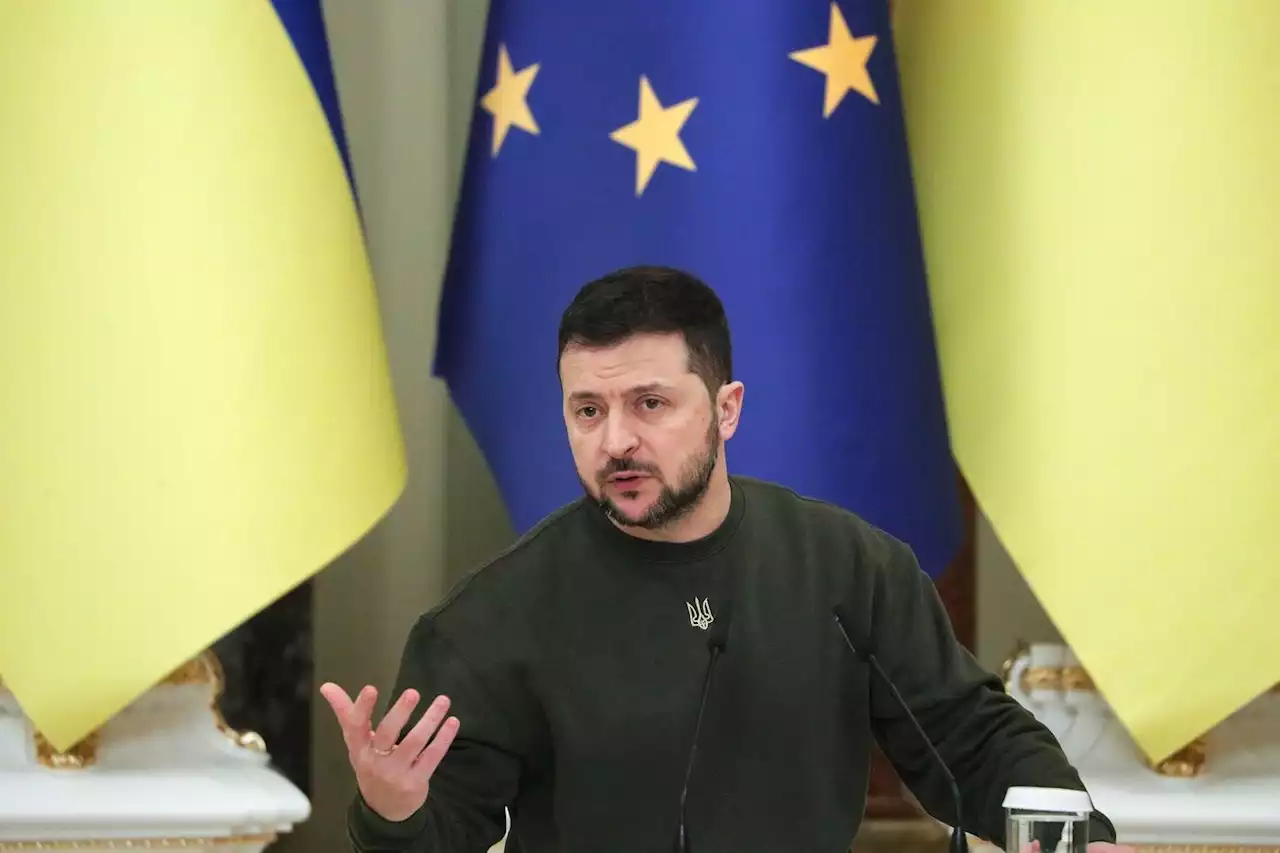 À Bruxelles, Volodymyr Zelensky vient aussi demander justice