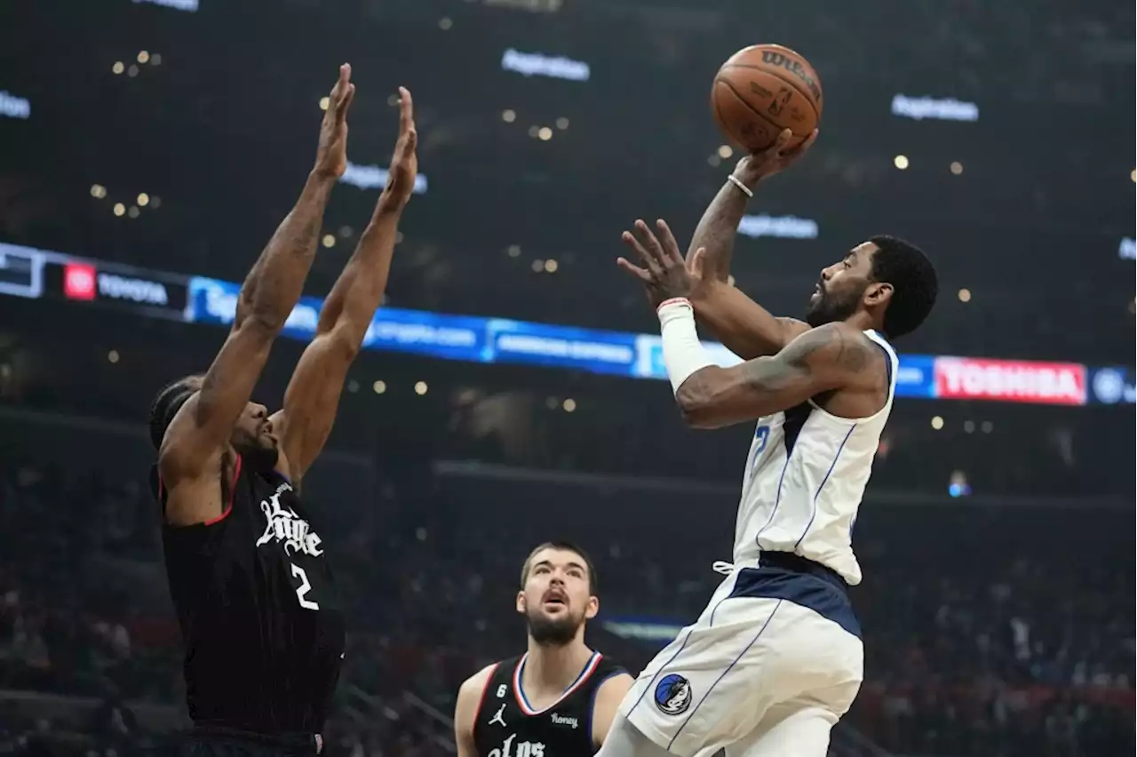 Sluggish Clippers can’t catch Kyrie Irving, Mavericks in loss