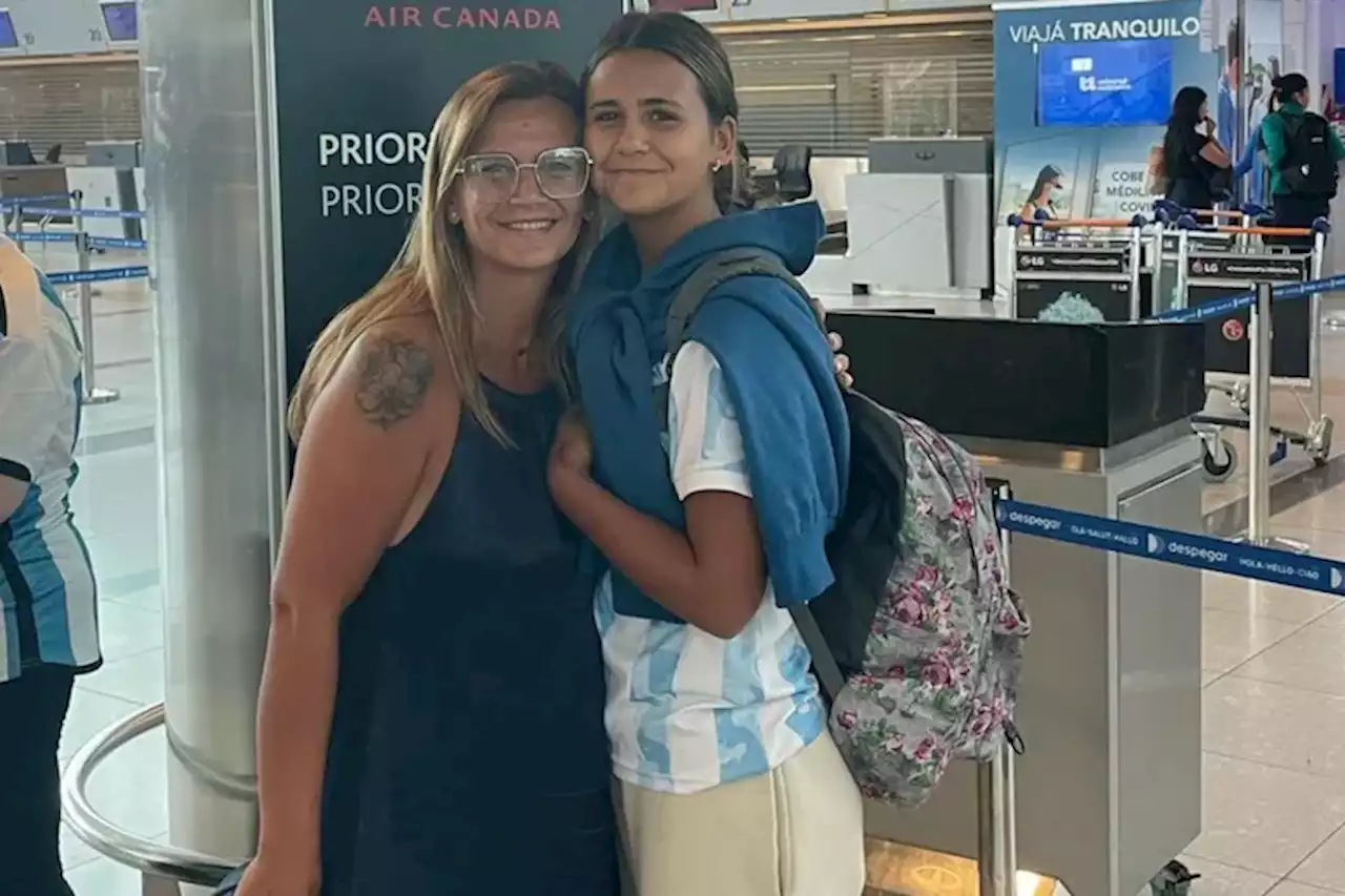 Amalia Granata despidió a su hija en Ezeiza, que partió rumbo a Canadá: “Orgullosa”