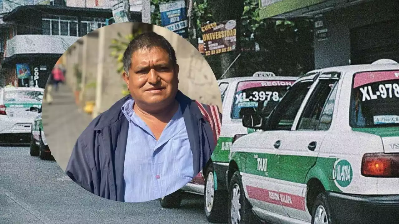 Enrique encontró su taxi robado en Xalapa; lleva meses sin trabajo por FGE