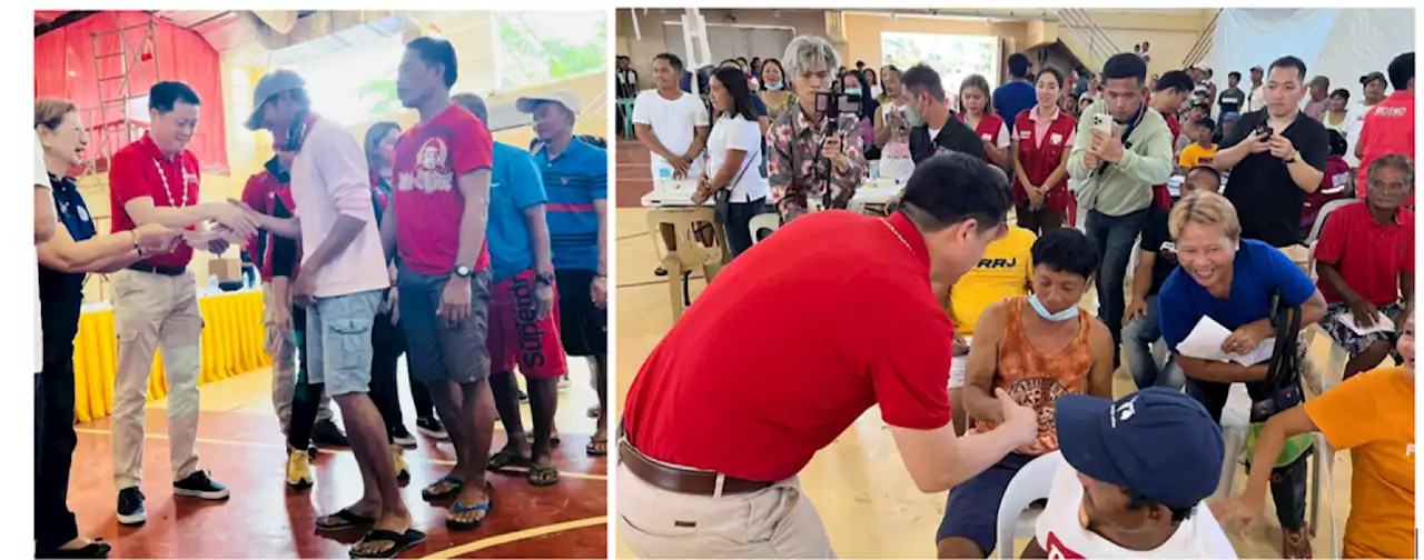 Gatchalian leads shelter assistance, social pension payouts in Siargao Island