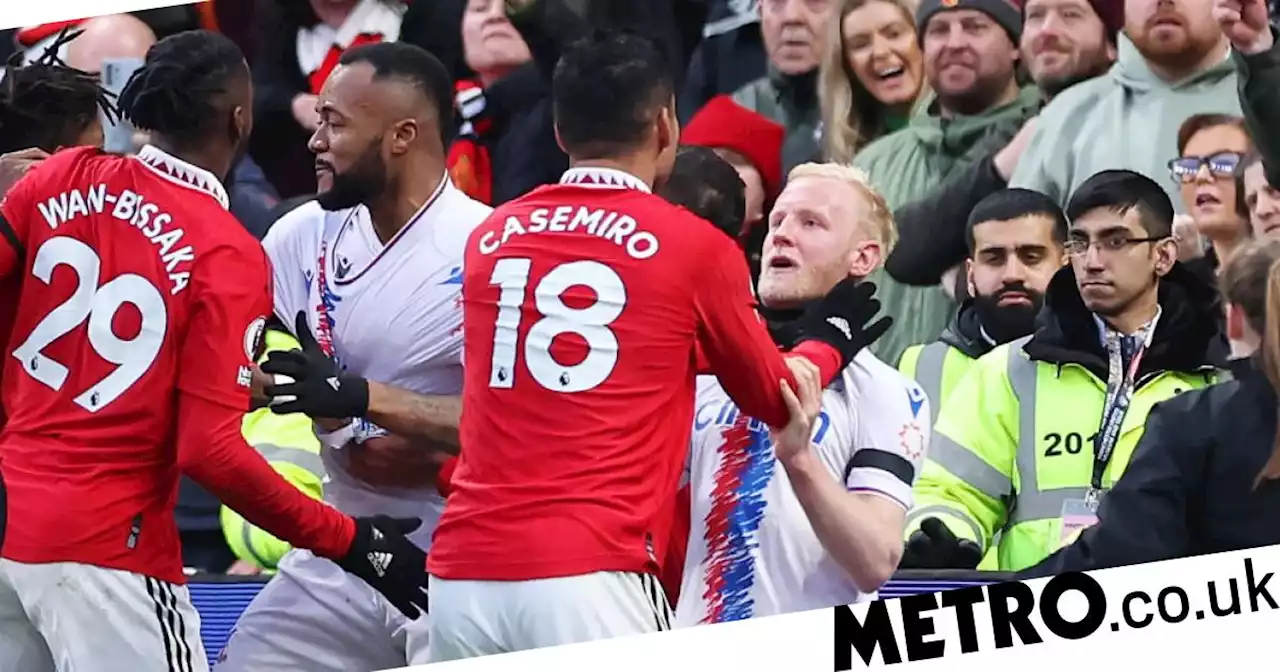 Man Utd and Crystal Palace charged after mass player brawl