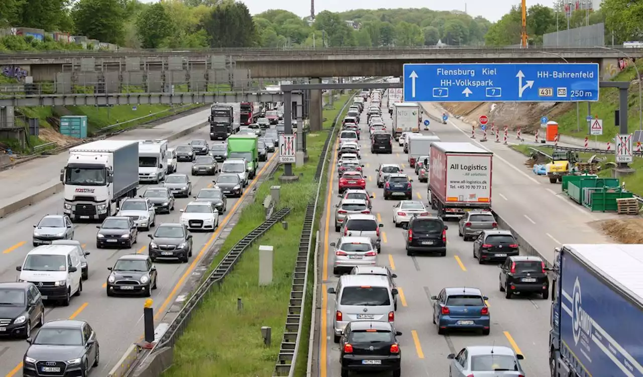 Baustellen-Chaos in Hamburgs Süden: Tunnel dicht, zwei Autobahnen aufgerissen