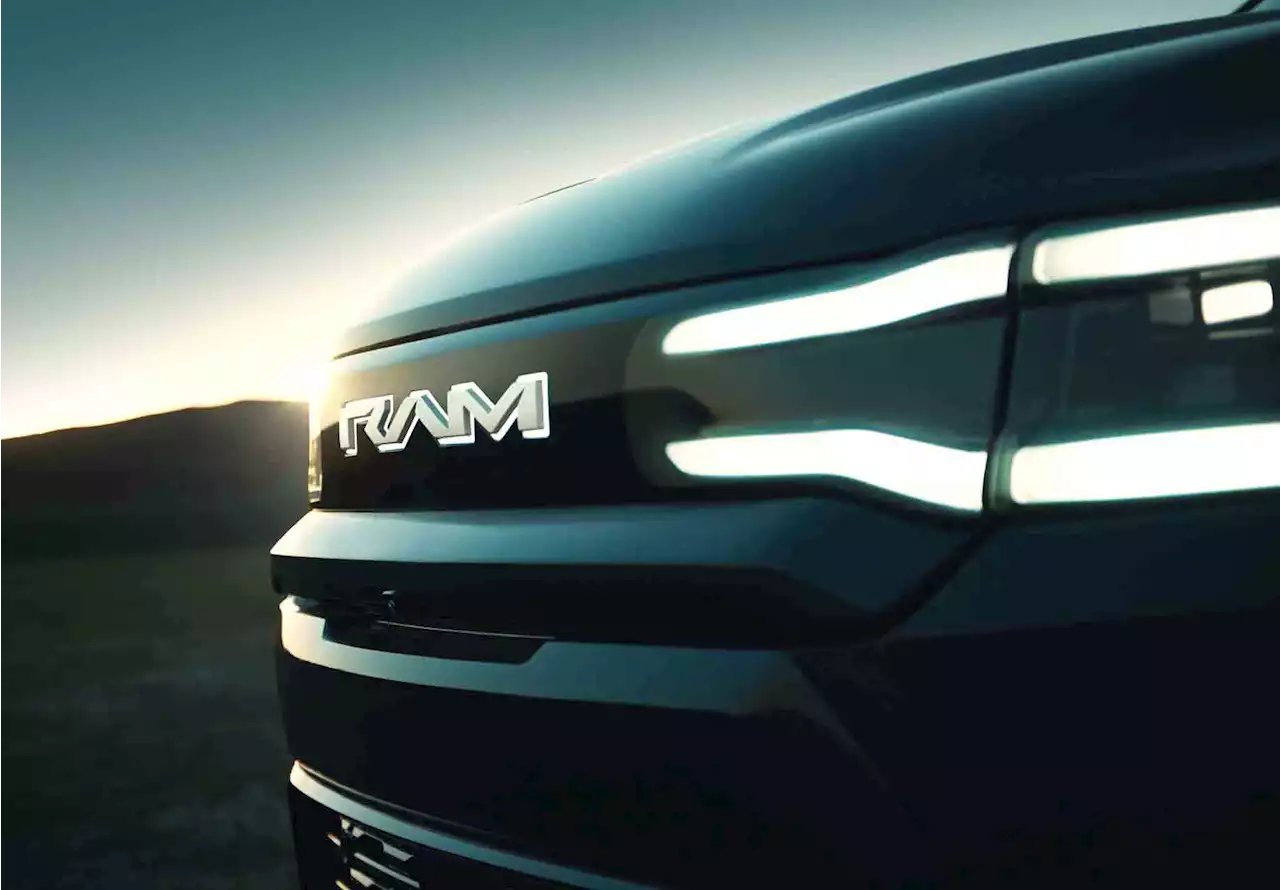 Production electric Ram 1500 REV pickup truck teased