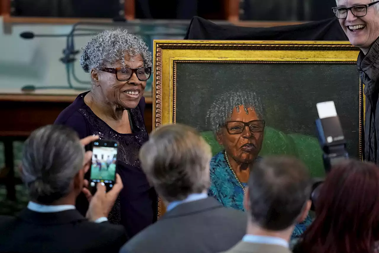 ‘Grandmother of Juneteenth' Opal Lee Is Honored With Portrait in the Texas Capitol