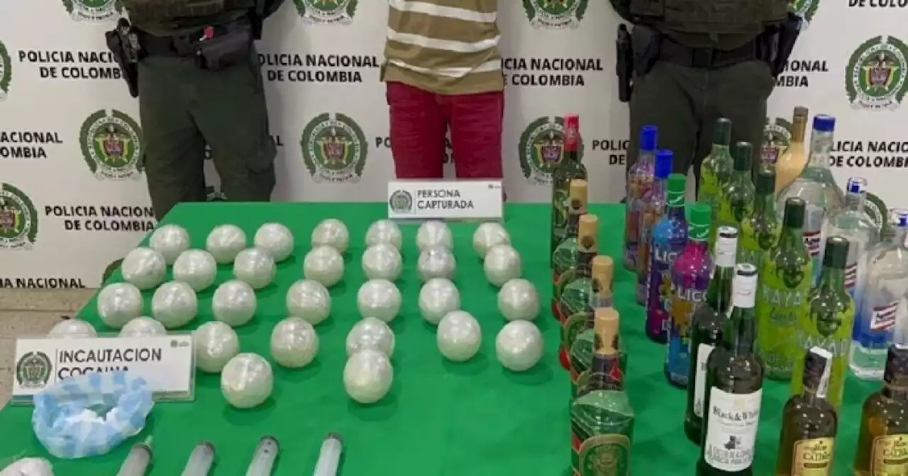 Esferas con cocaína y licor: hombre iba a lanzarlas al interior de la cárcel de Bucaramanga