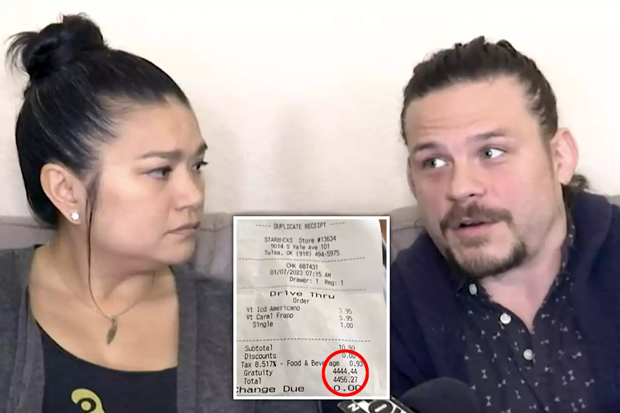 Starbucks charges couple over $4K for coffee, forcing them to cancel trip