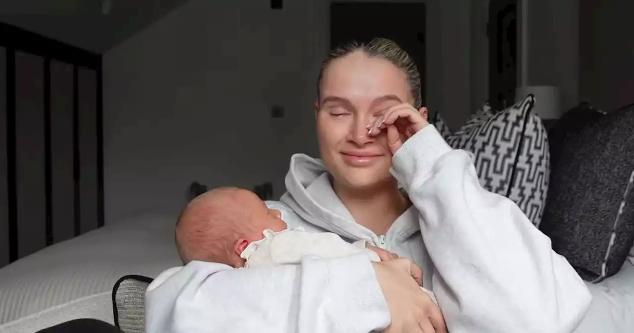 Molly-Mae Hague pleads with fans to 'be kind' as she cries sharing birth story