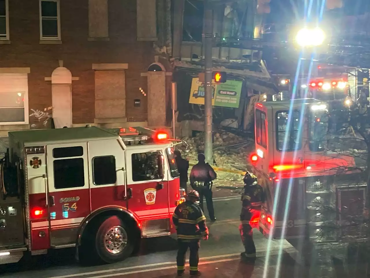 Pedestrian killed, 5 hurt as car crashes into Baltimore building