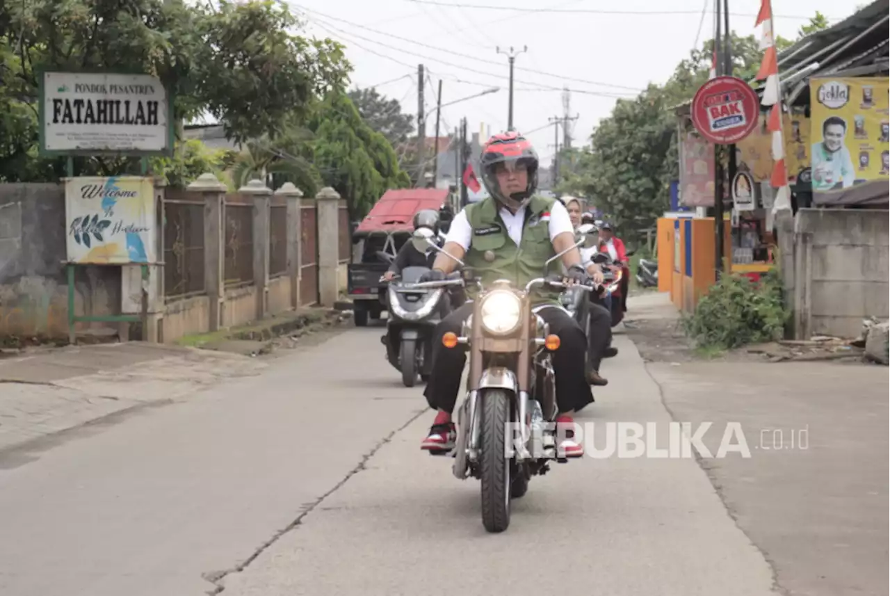 Bersepeda Motor Plt Wali Kota Bekasi Resmikan Sejumlah Proyek |Republika Online