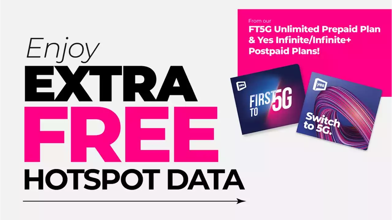 Yes 5G upgrades Infinite Postpaid plans with extra 10GB of hotspot quota - SoyaCincau