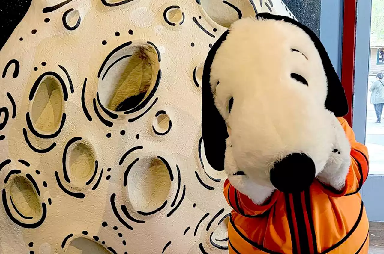 Knott's Berry Farm celebrates Snoopy and NASA in 'To the Moon' exhibit