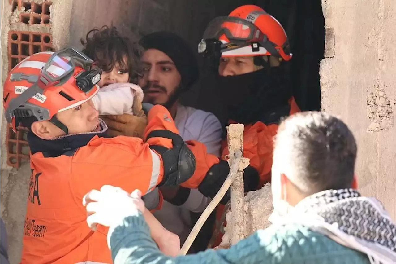 Two-year old rescued from rubble 79 hours after earthquake in Turkey