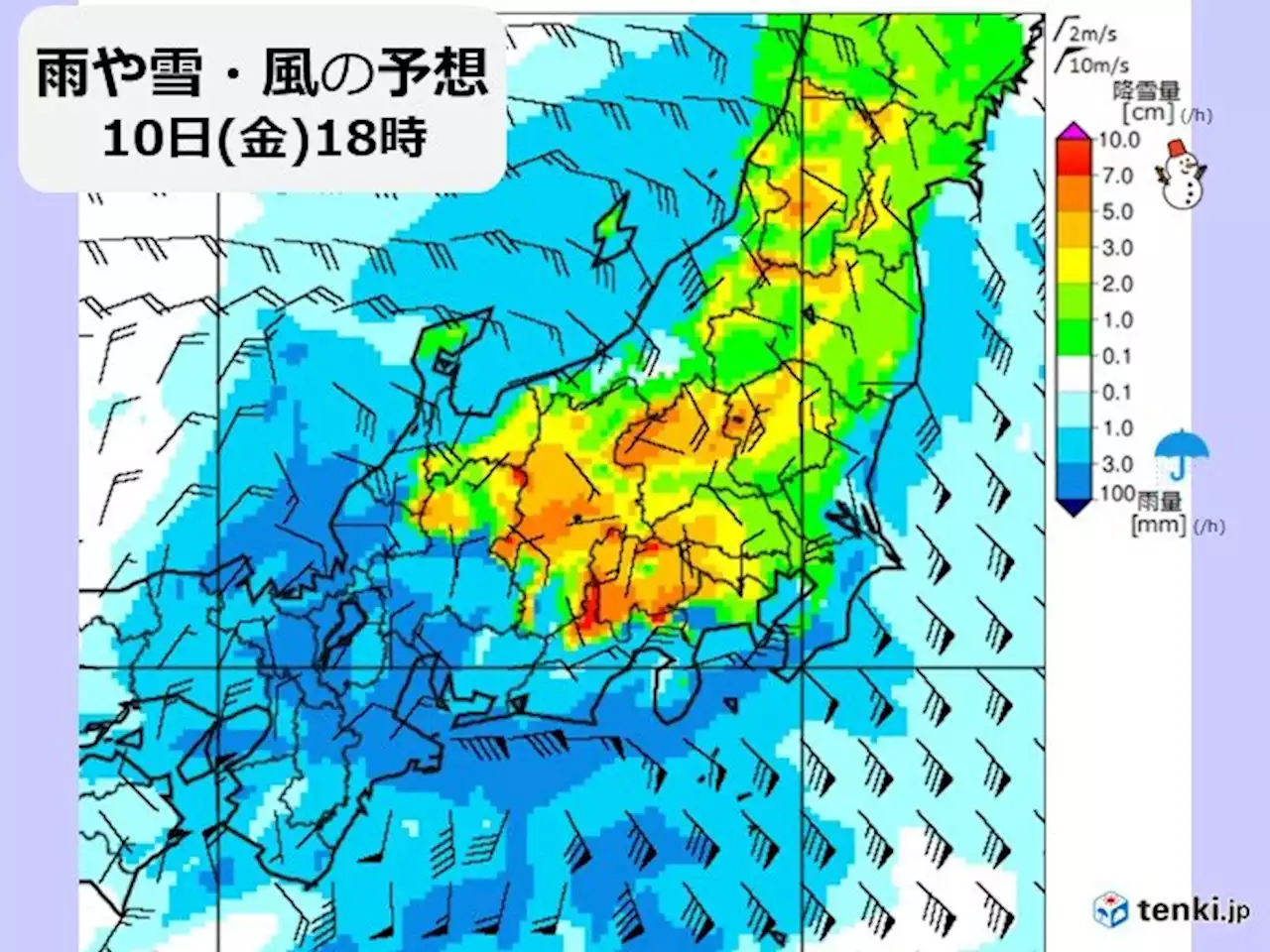 あす10日 東京23区でも積雪 交通機関に影響も 雪への備え 注意点は(気象予報士 久保 智子)