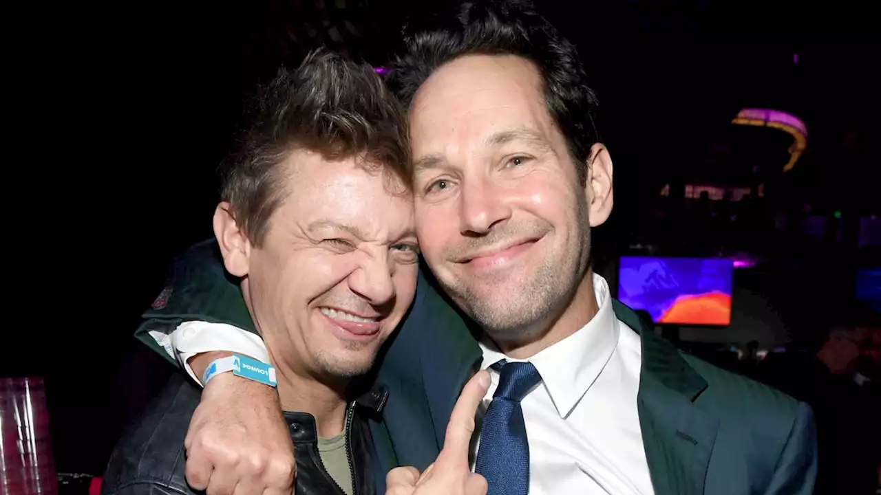 Jeremy Renner 'mobile,' 'laughing,' per Paul Rudd and Evangeline Lilly