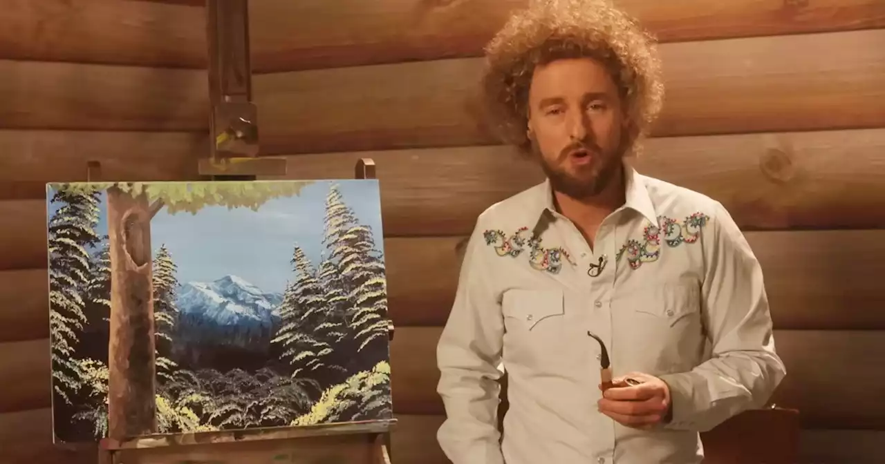 Owen Wilson goes full Bob Ross in ‘Paint’ trailer