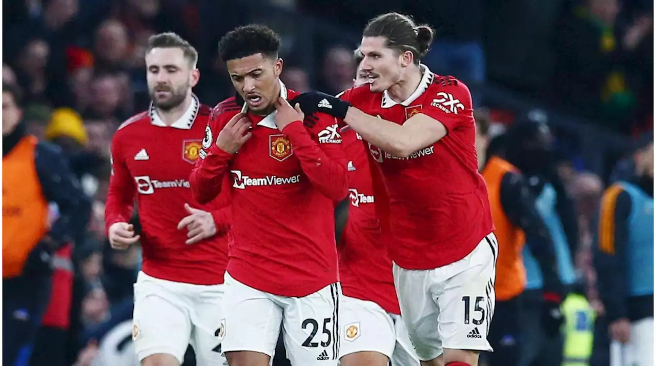 Erster Sancho-Treffer seit September 2022 rettet Manchester United Remis gegen Leeds