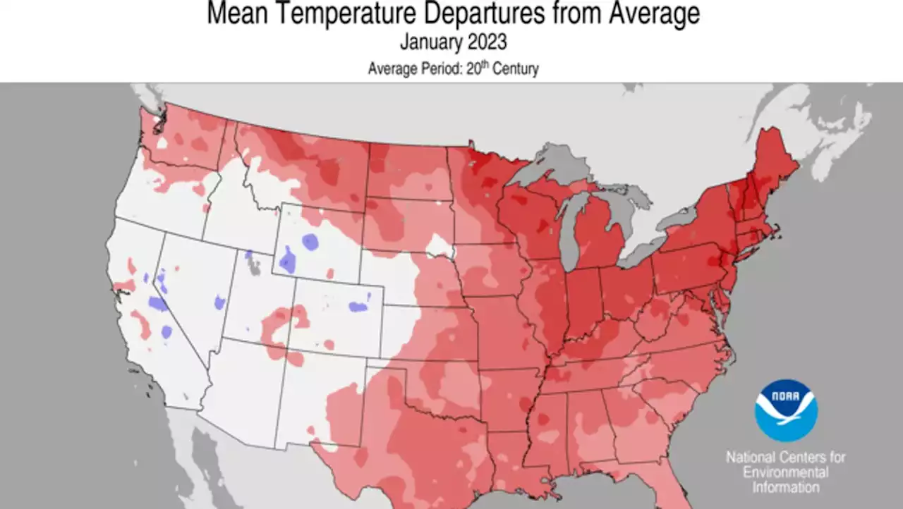 January was one of the warmest on record, with Northeast temps soaring 11-12 degrees higher