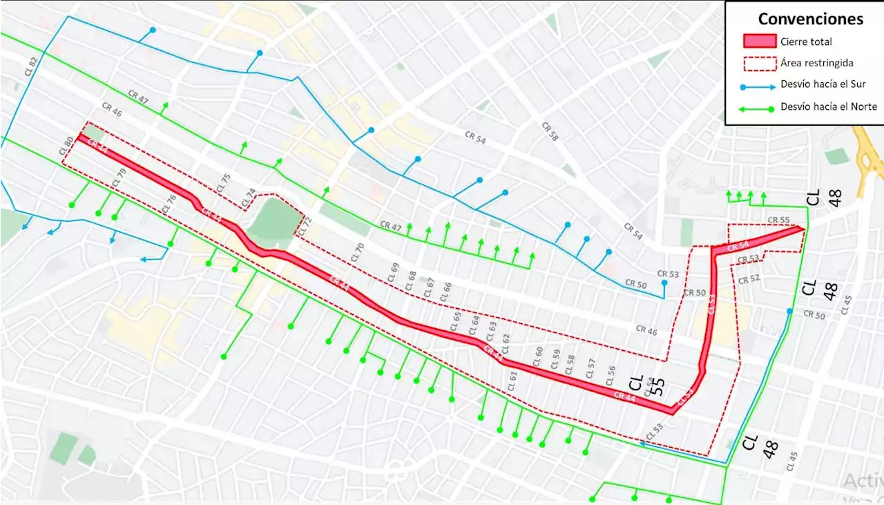 Por el desfile de Guacherna, conozca los cierres viales este viernes en Barranquilla