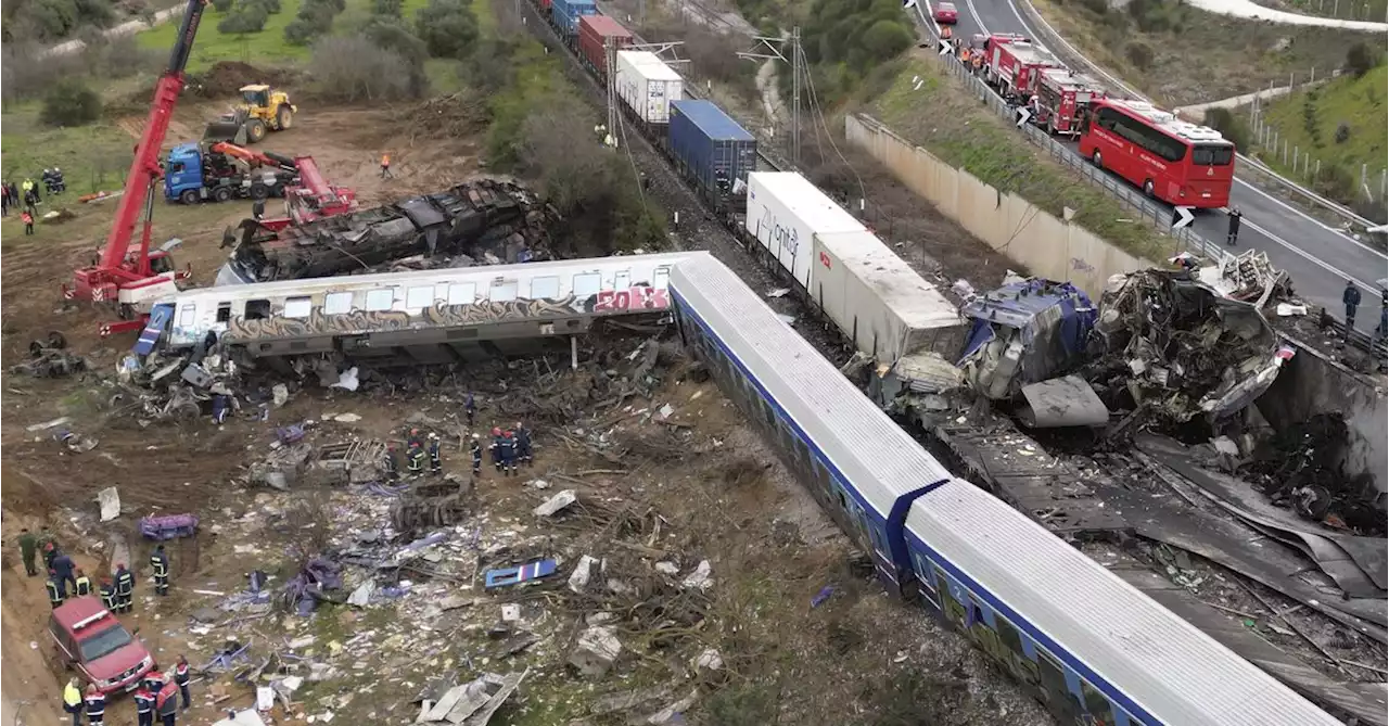 Minister resigns after horror Greece train crash kills at least 36