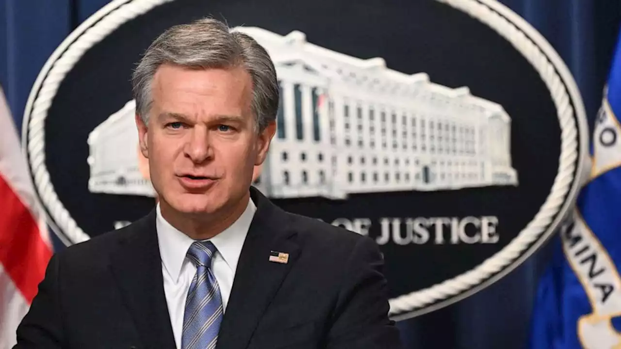 'Potential lab incident': FBI director Wray speaks publicly for 1st time on COVID origin