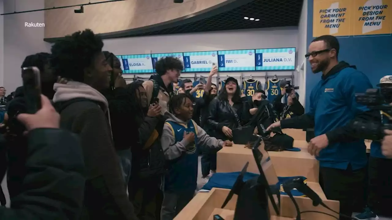 Stephen Curry goes undercover, surprises 20 Bay Area kids with Warriors shopping spree